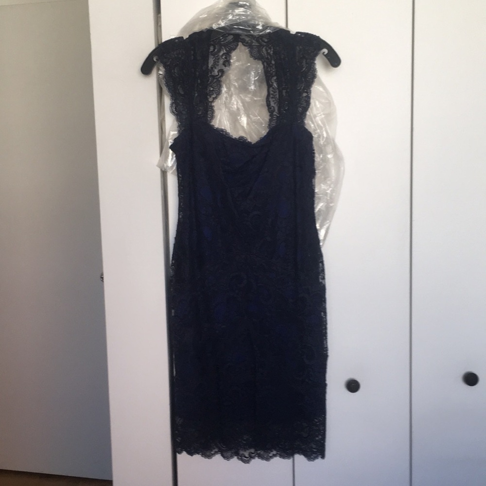 Nicole Miller Navy/Blue Cocktail Dress sizeSML